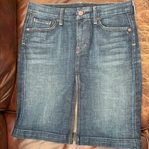 Knee length jean skirt - Citizens of Humanity sz26